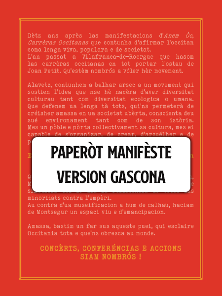 Apercebut paperòt A6 - gascon